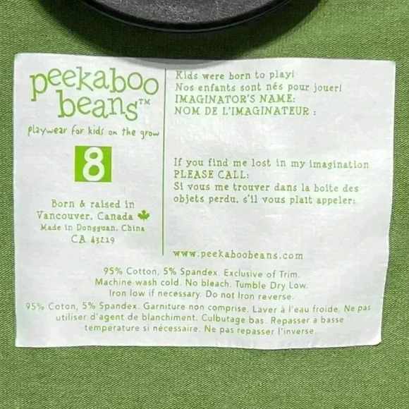 Peekaboo beans layered sleeve kids collared t-shirt green with grey size 8 - Picture 4 of 4